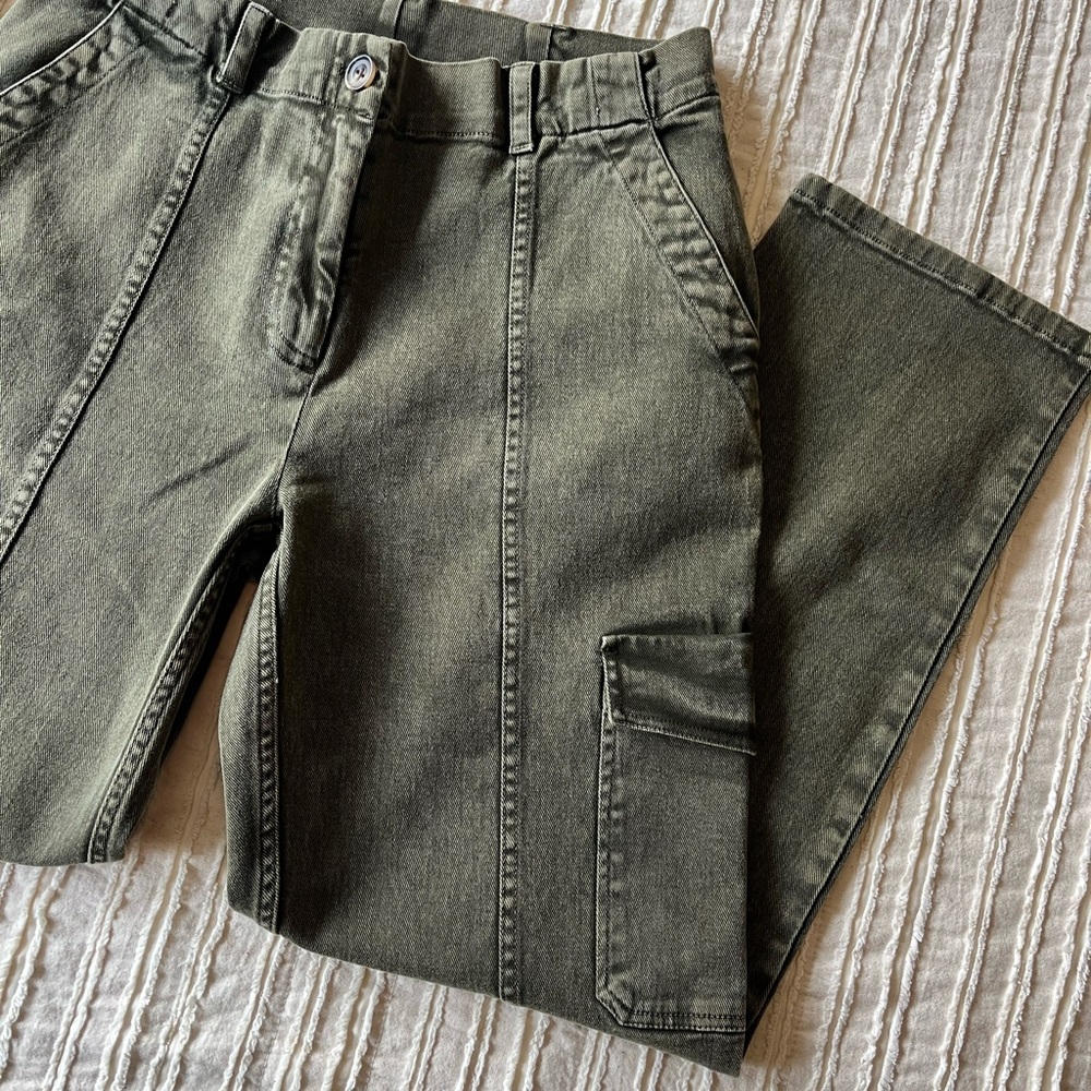 Treasure & Bond Stretch Cotton Cargo Pants - Picture 3 of 7